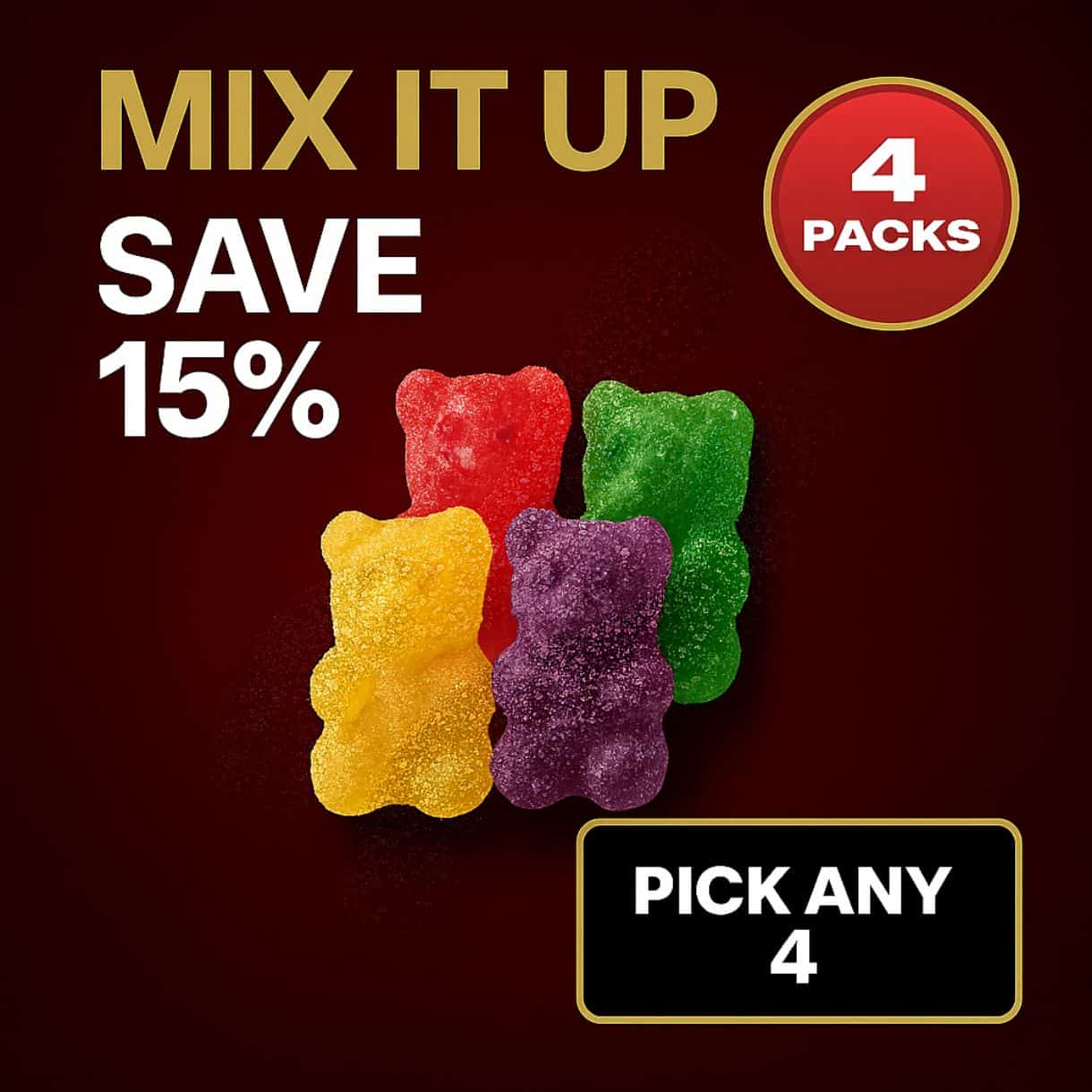 MIX IT UP - EDIBLE PACKS - PICK ANY 4 - SAVE 15%