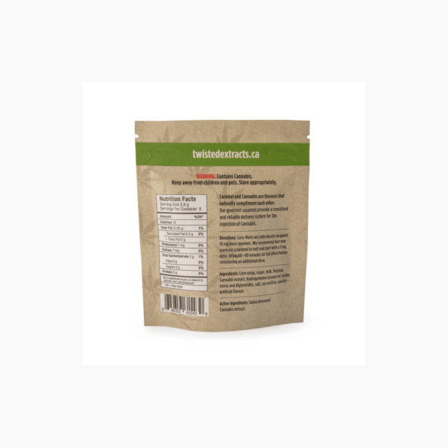 TWISTED EXTRACTS SATIVA CARA-MELTS - (80mg THC) - Image 2
