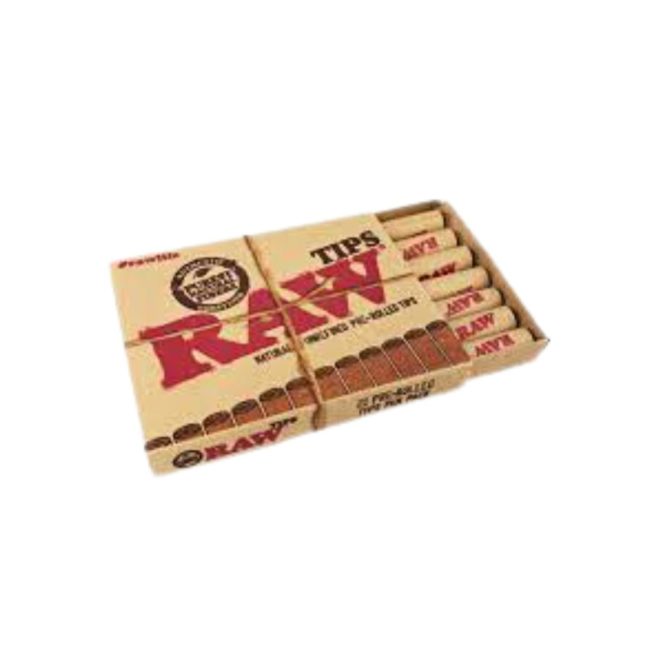 RAW ORGANIC HEMP PRE-ROLLED TIPS (21/PK)