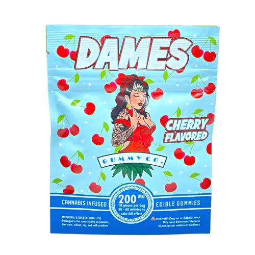 DAMES GUMMY CO - CHERRY 10/pk (200mg THC)