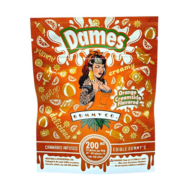 DAMES GUMMY CO - ORANGE CREAMSICLE 10/pk (200mg THC)