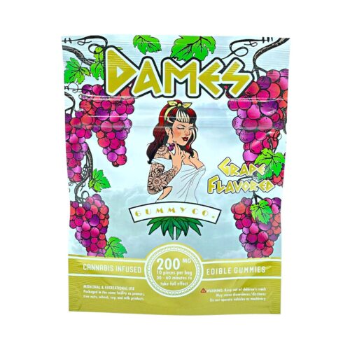 DAMES GUMMY CO - SOUR GRAPE 10/pk (200mg THC)