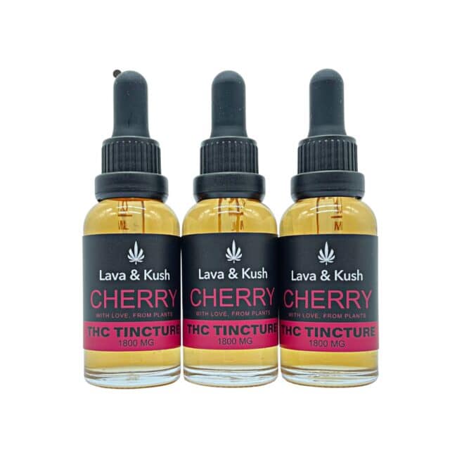 L&K CHERRY THC TINCTURE IN MCT OIL (1800mg) - 30ml - Image 3