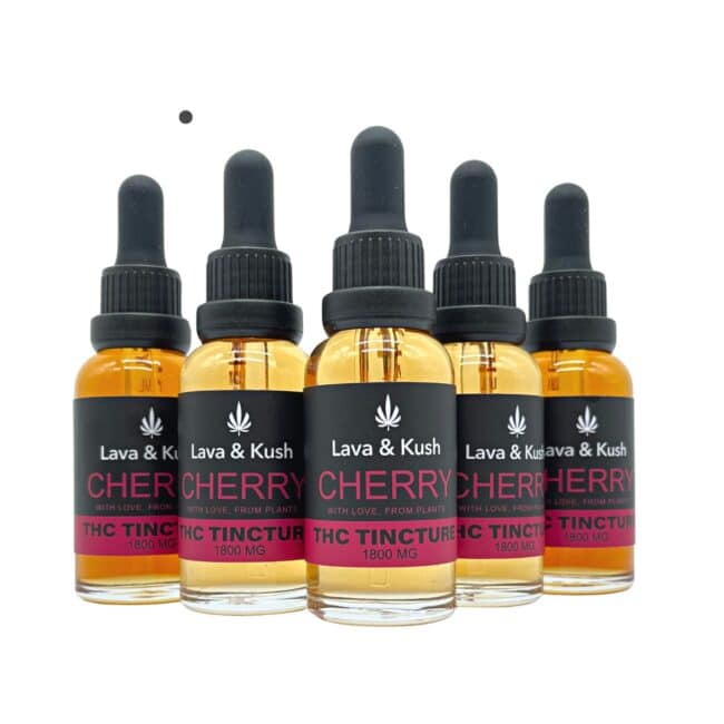 L&K CHERRY THC TINCTURE IN MCT OIL (1800mg) - 30ml - Image 4