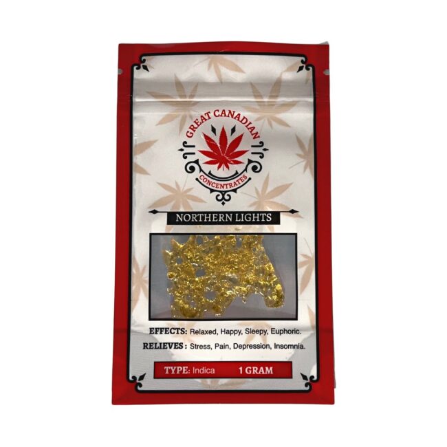 1gr - GREAT CANADIAN CONCENTRATES - NORTHERN LIGHTS (SHATTER) - INDICA - (AAA)