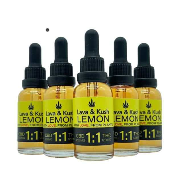 L&K LEMON 1:1 TINCTURE 30ML - (1200mg THC | 1200mg CBD) - Image 4