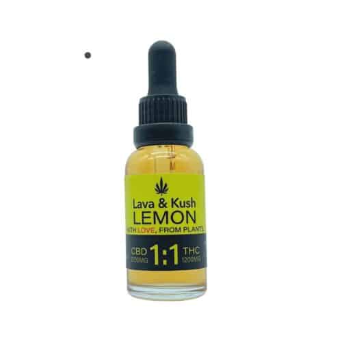 L&K LEMON 1:1 TINCTURE 30ML - (1200mg THC | 1200mg CBD)