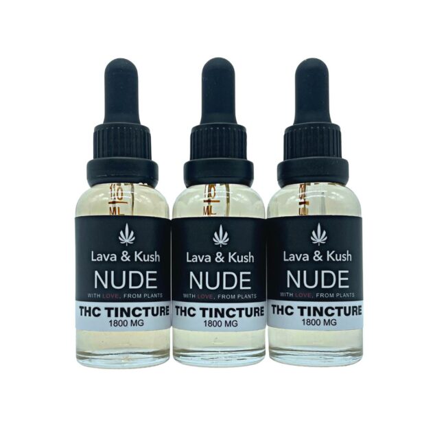 L&K NUDE THC TINCTURE IN MCT OIL (1800mg) - 30ml - Image 3