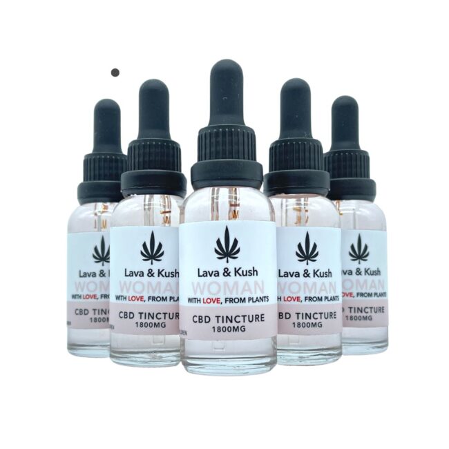 L&K WOMAN CBD TINCTURE IN MCT OIL - 30ml WITH GERANIUM ESSENTIAL OIL - FOR WOMANS HEALTH (1800mg) - Image 4