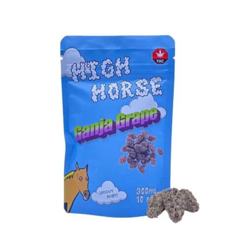 HIGH HORSE GANJA GRAPE 10/pk (300mg THC)
