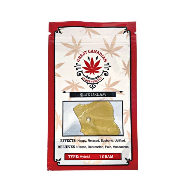 1gr - GREAT CANADIAN CONCENTRATES - BLUE DREAM - (SHATTER) - BALANCED HYBRID - (AAA)