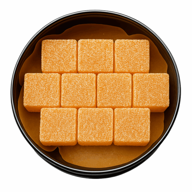 SOUR SMASH CUBES - MANGO 10/pk (500mg THC) - Image 3
