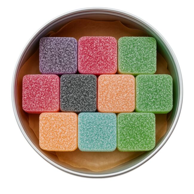 SOUR SMASH MINI CUBES - THE MIX 10/pk (200mg THC) - Image 3