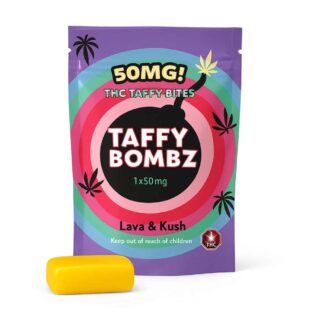 L&K TAFFY BOMBZ (50mg THC) - BANANA