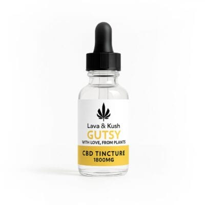 L&K GUTSY CBD TINCTURE IN MCT OIL - 30ml WITH GINGER ESSENTIAL OIL - FOR DIGESTION (1800mg)