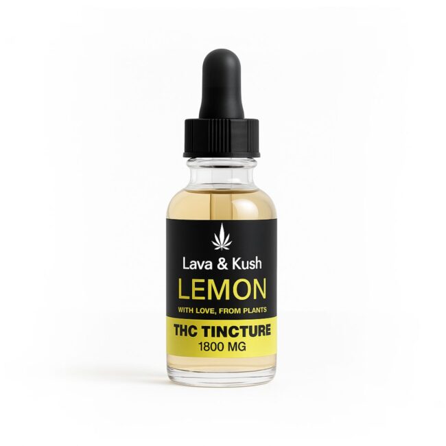 L&K LEMON THC TINCTURE IN MCT OIL - 30ml