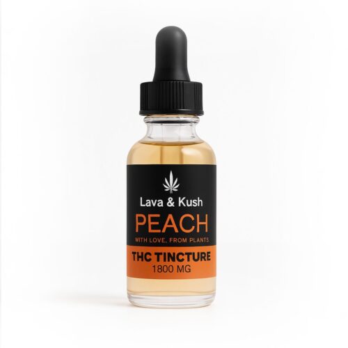 L&K PEACH THC TINCTURE IN MCT OIL (1800mg) - 30ml
