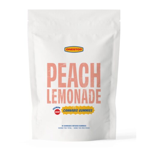 ONESTOP SOUR PEACH LEMONADE 10/pk (500mg THC)