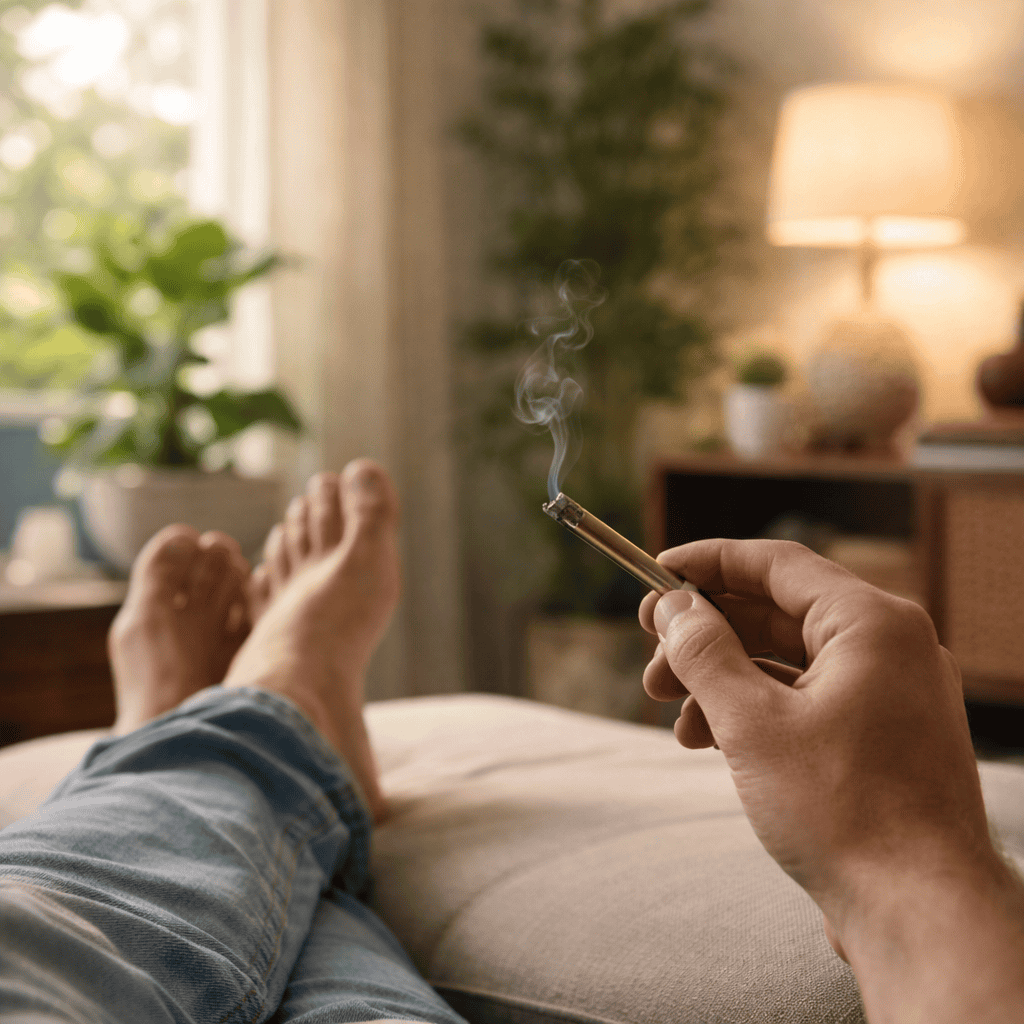 comfortable environment for balanced cannabis experience